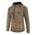 thumbnail image 5 of Fesfesfes Hoodie Tops for Men Men Outdoor Multi-pocket Fleece Sweater Military Double Sided Fleece Hooded Jacket Men Hooded Sweatshirts Coat Hooded Sweatshirts, 5 of 8