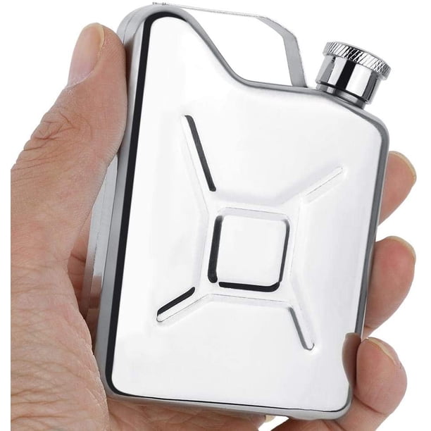 Flasque 700 Ml Acier Inoxydable - Flacon à Liqueur Portable Avec Couvercle Hermétique - Noir - Idéal Extérieur Et Voyage Flasque Portable Noir
