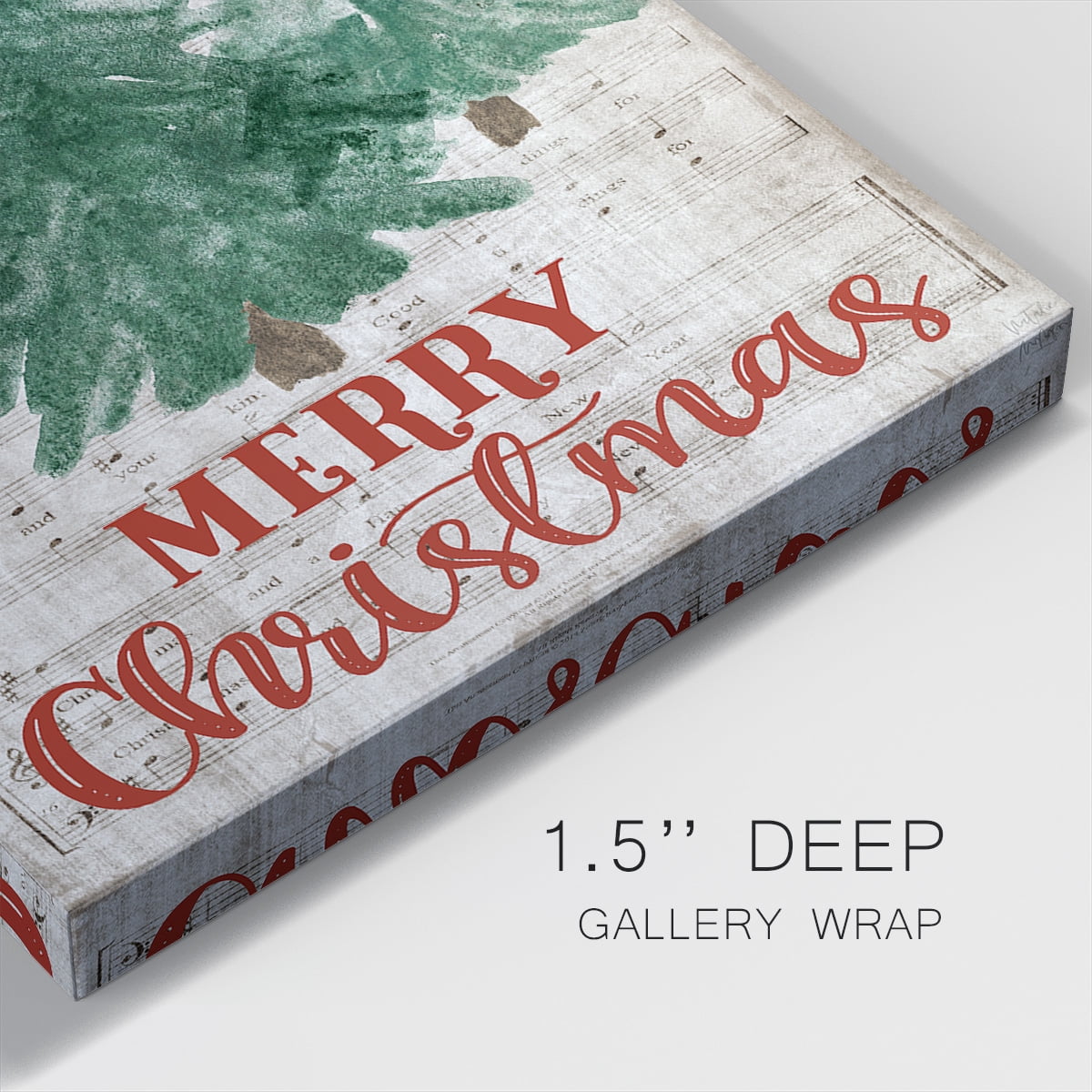 We Wish You A Merry Christmas- Gallery Wrapped Canvas