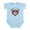 Sky Blue, variant on CafePress - Puerto Rico Infant Bodysuit - Baby Light Bodysuit, Size Newborn - 24 Months