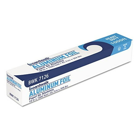 BWK7126 Heavy-Duty Aluminum Foil Rolls  18 in. x 1000 ft  Silver