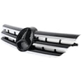 thumbnail image 2 of VioziteGam Grille Assembly Painted Black and Insert with Chrome Molding and Emblem Provision Plastic and Insert Black W/ Chrome Molding for Benz for C230 2002-2003 for C320 2003 1pc, 2 of 9
