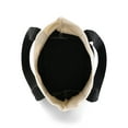 thumbnail image 4 of No Boundaries Mini Canvas Tote, Black, Women's, 4 of 4