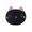Black, variant on 2 Pack Velvet Coin Purse Cute kitten Change Cash Bag Zipper Small Purse Wallets