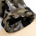 thumbnail image 4 of Bonnet d'Hiver Doux avec Poignets Pompon Rayé Tricoté Crâne Ski Chaud Jacquard Camouflage, 4 of 5