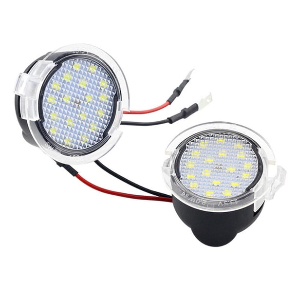 Cuartos 2 uds luces LED debajo del espejo lateral para Ford F150 Edge Mondeo Explorer Flex Likrtyny Para estrenar