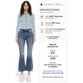 thumbnail image 3 of Kancan - Miley High-Rise Cropped Flare Jeans (26" Inseam) - KC20057D, 3 of 8