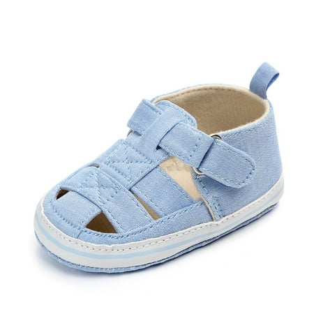 

Cathalem Baby Girl Sandals Size 4 -Slip Pierced Crib Summer Prewalker Soft Sandals Shoes Baby Fashion Baby Girls Size 4 Sandals Blue 9 Months