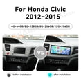 thumbnail image 3 of SNATEEN 15.8 inch Carplay Screen/Radio/Multimedia Player for Honda Civic 2012-2015 Car Navigation/GPS Upgrade Headunit Android Display 1080P Touch Screen Receiver Replace System, 3 of 15