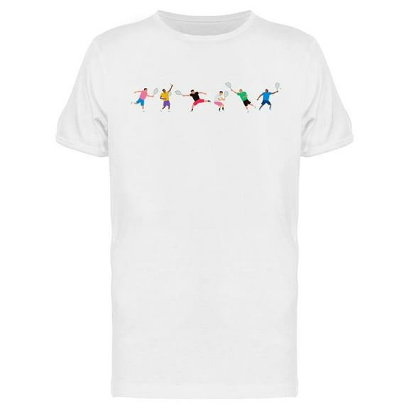 Tennis Men Players T-Shirt Men -Image by Shutterstock, Male Large