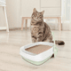 thumbnail image 2 of Arenero Grande Bloosom Para Gato Con Pala Verde, 2 of 4