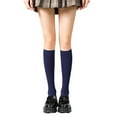 thumbnail image 3 of Uccdo 2/4 Packs Girls Knee High Socks Boys School Uniform Socks Kids Seamless Soccer Socks Cotton Long Socks, 3 of 8