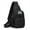 Black, variant on Tactical Chest Bag Riding Shoulder Bag,Gray camouflage