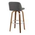 thumbnail image 6 of Toriano 30" Fixed-Height Bar Stool, Bar Chairs, Swivel Bar Stools, Bar Stools Set of 2, 6 of 6