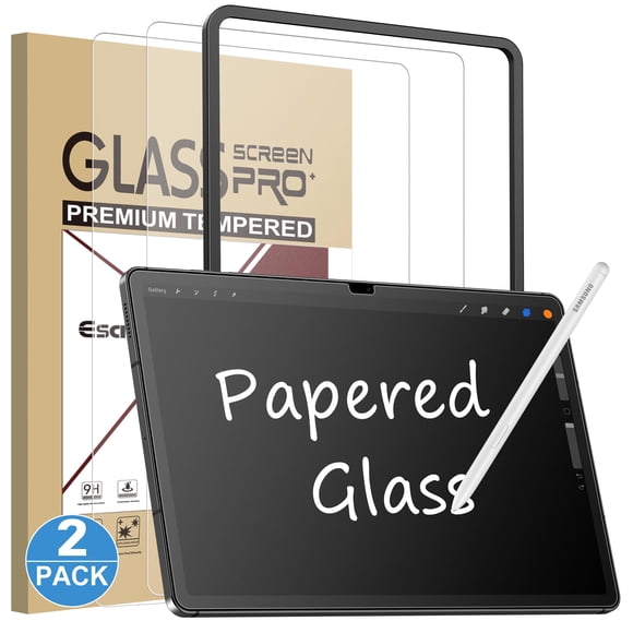 Protector de pantalla Esanik, paquete de 2 unidades, tipo papel, para Samsung Galaxy Tab S10 FE/S9/S9 FE