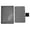 Dark Gray, variant on BIMZUC Double Layer Cat Litter Trapping Mat, Waterproof Honeycomb Sifting Kitty Box Catcher, Anti-Slip Washable Pad, 16.9 x 12.9 in / 43 x 33 cm, Light Gray