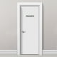 thumbnail image 5 of Uxcell 9"x3" Señal Privada Acrílica Autoadhesiva para Puerta, Cartel de Montaje en Pared, Blanco, Paquete de 2, 5 of 5