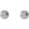thumbnail image 2 of FB Jewels 14k White Gold 6mm Ball Earrings, 2 of 2
