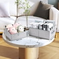 thumbnail image 7 of DIMJ Closet Organizer Storage Bins, 6 Pcs Fabric Storage Containers Cube Trapezoid Organizer Basket for Bedroom Bathroom Cloth, Baby Toiletry, Toys, Towel, DVD, Book, Home Organization, Ash Gray, 7 of 7
