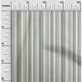 thumbnail image 1 of oneOone Cotton Poplin Fabric Multicolor Stripe Decor Fabric Printed BTY 42 Inch Wide, 1 of 3