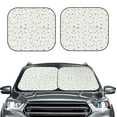thumbnail image 2 of Goofa Funny Chicken Pattern 2 Piece Car Windshield Sun Shade Foldable | Front Windshield Shade for Sun, Heat and UV Rays | Sunshade for Car Front Window-Large, 2 of 7