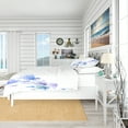thumbnail image 3 of Designart 'Moving Jellyfish Group' Nautical & Coastal Duvet Cover Set, 3 of 4