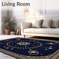 thumbnail image 2 of ODIKA 2'x3' Machine Washable Non-Slip Area Rug, North Handcraft Yarn Creation High Traffic Rug, Gold, 644730, 2 of 7