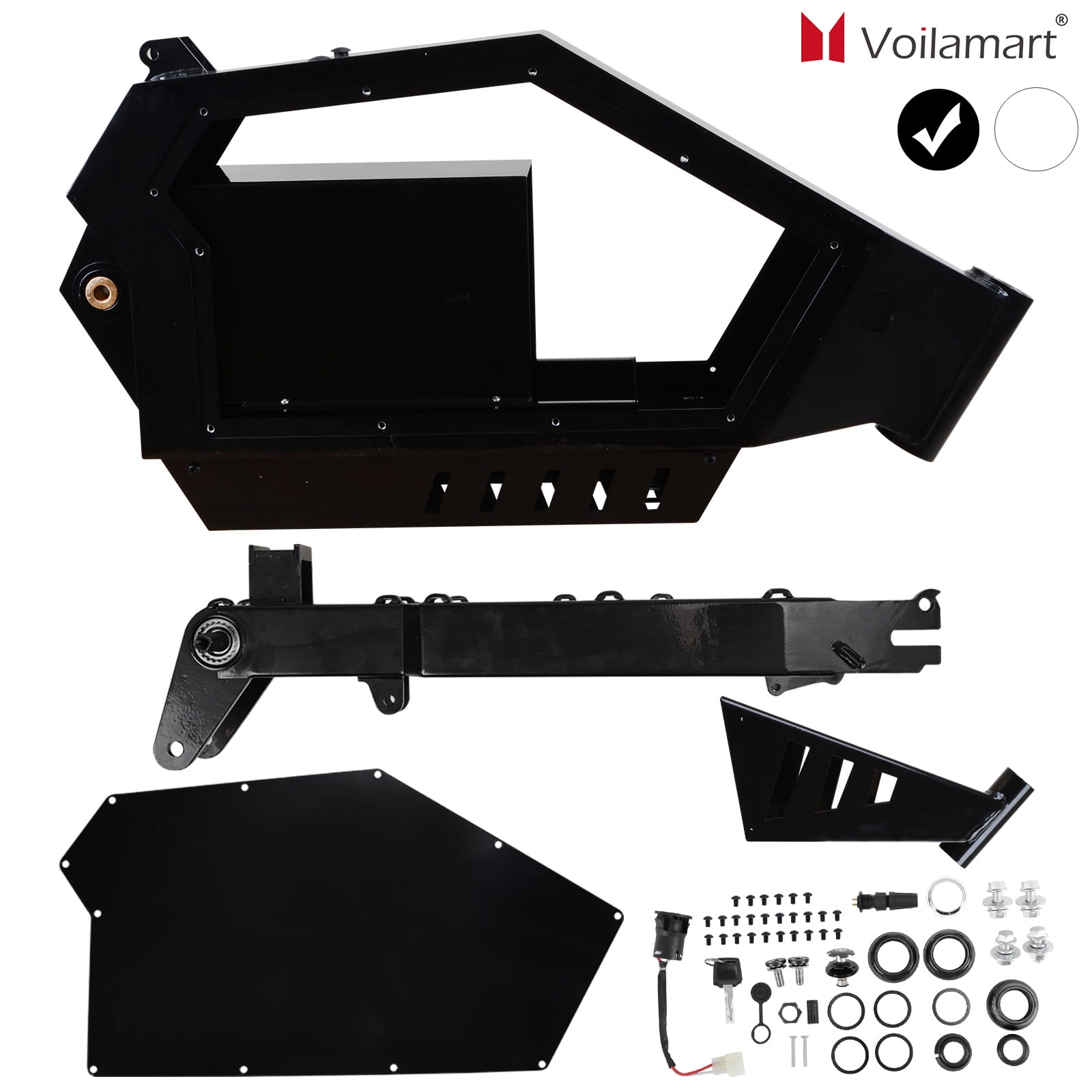 Voilmart Electric Bicycle Frame Kit Stealth Bomber Conversion Kits 3000W to 5000W Bike