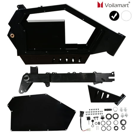 Voilmart Electric Bicycle Frame Kit Stealth Bomber Conversion Kits 3000W to 5000W Bike Modification DIY Ebike Accessories, Black/White