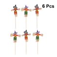 thumbnail image 2 of Adornos de espantapájaros de Halloween Allinless 6 piezas, 2 of 3