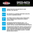 thumbnail image 6 of Black Jack Speed-Patch Blacktop Crack & Hole Repair - 10 lbs., Ready-To-Use Asphalt Patching Compound, Asphalt Crack Filler, Asphalt Patch, 10 lb., 6 of 9