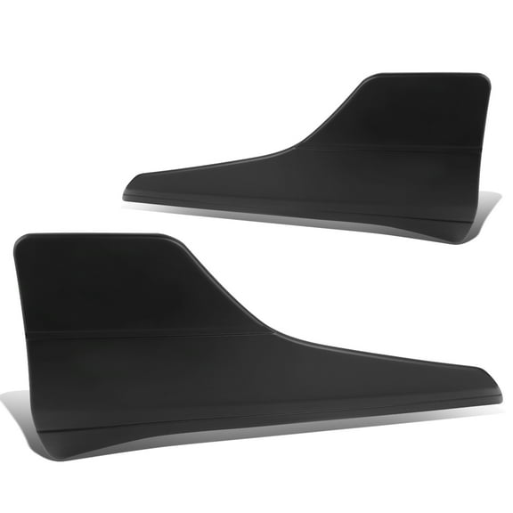 DNA Motoring ZTL-Y-0259 2Pcs Black Rear Side Skirt Panel Splitters Body Kit for 2017-2022 Tesla Model 3