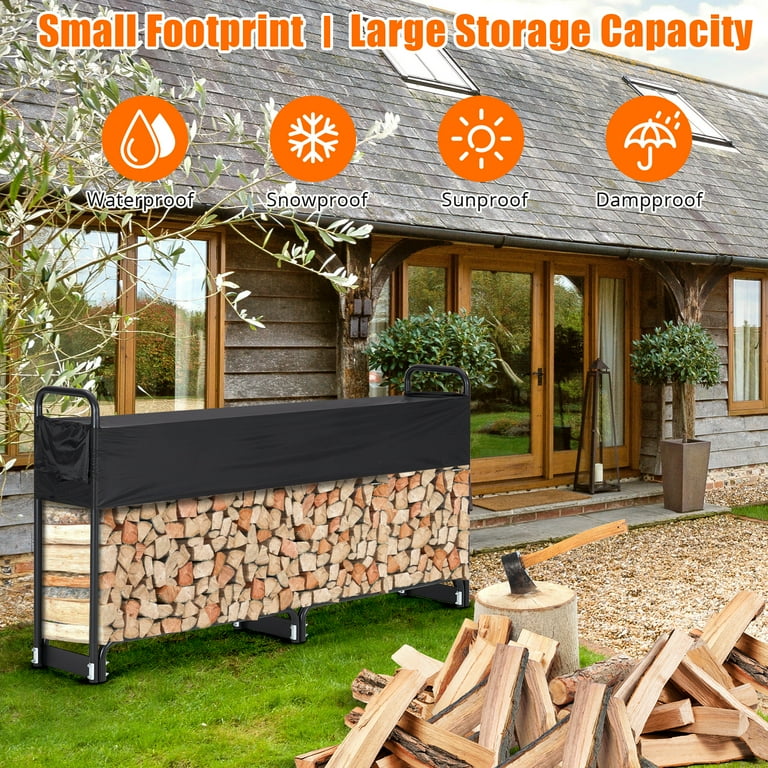 Small firewood cover sale