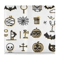 thumbnail image 2 of PVC Leather Car Document Holder Organizer Driver License Cover Holder for Car Driving Documents 9.45x10.24in Cute Halloween Pattern, 2 of 8