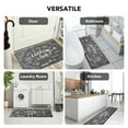 thumbnail image 5 of Deconovo Dark Gray Anti-Fatigue Kitchen Mat - Non-Slip Waterproof Comfort Standing Rug for Kitchen & Office, 0.47" Thick PVC, 17" x 40", 5 of 7