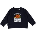 thumbnail image 2 of Inktastic Buffalo Wings Game Day Snack Baby Sweatshirt, 2 of 4