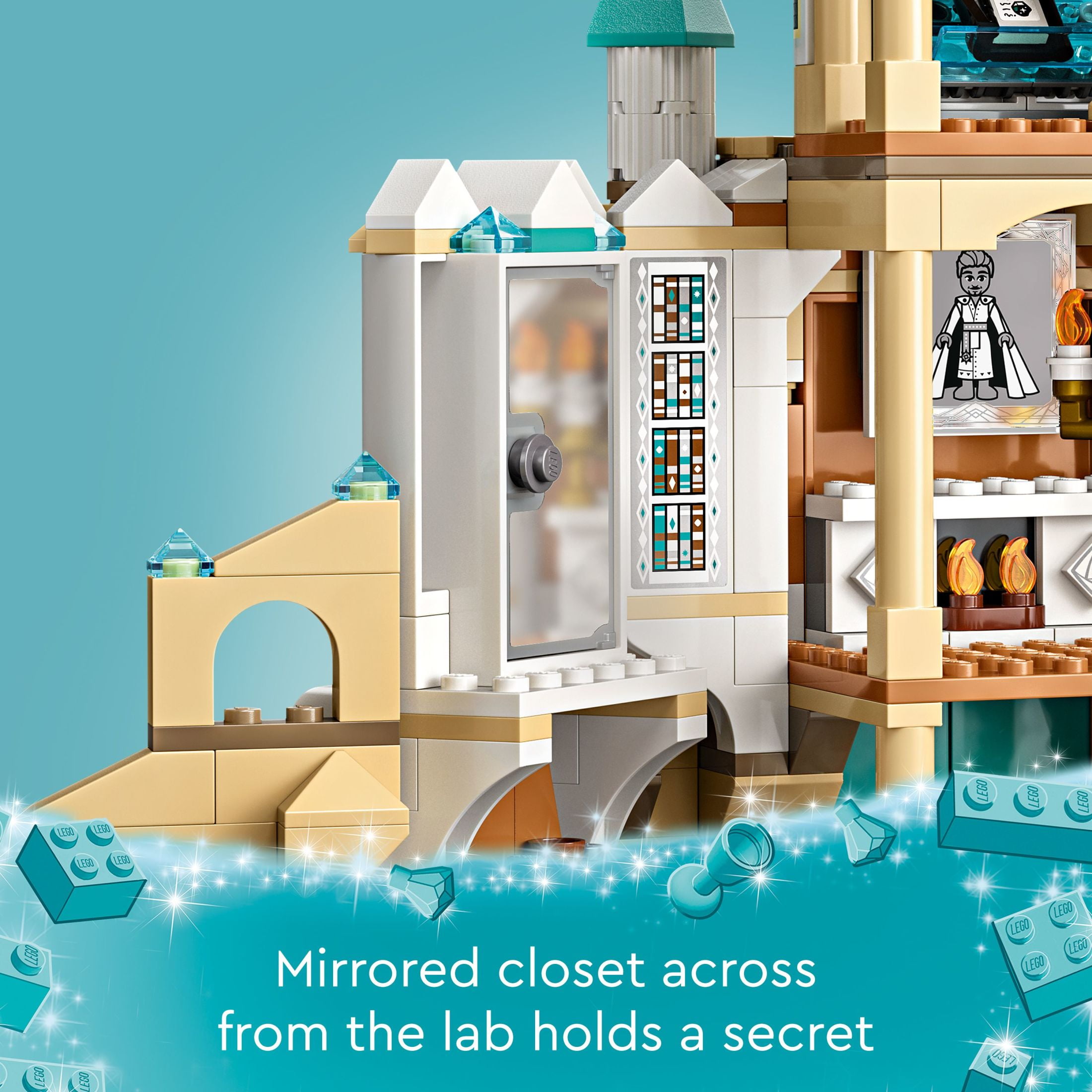 LEGO Disney Wish: King Magnifico’s Castle 43224 Building Toy Set, A Collectible Set for Kids Ages 7 and up to Play Out Favorite Scenes from the Disney Movie, Inspire Pretend Play within the Palace