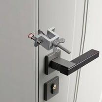 Homoyoyo Portable Door Lock Stainless Steel Security Device for Home and Travel Use Easy Installation Enhanced Safety