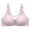 Purple, variant on Yoga Bra Women Padded Bra Feature V-Neck Full-Figure Bra Style W-1124 Silvers M