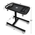 thumbnail image 5 of Performance Tool W85039 2-in-1 Adjustable Mobile Tool Table - Swivel Casters, Removable Magnetic Tool Tray, Steel, Black, 5 of 16