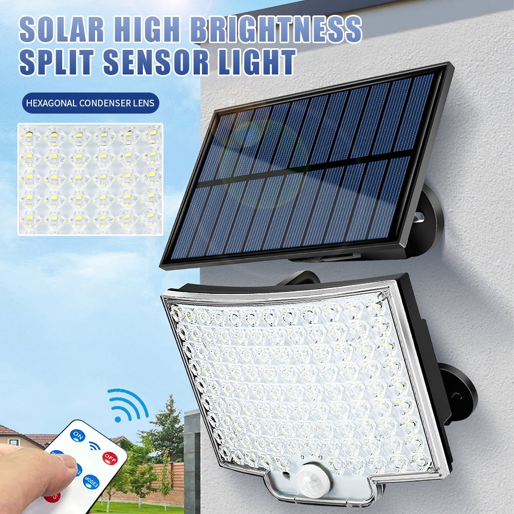Solar Lights Outdoor, 106LED Motion Sensor Security Lights with