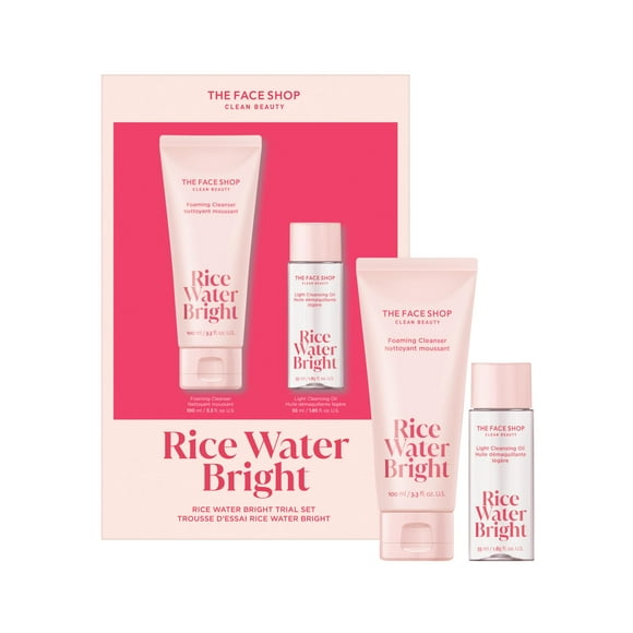 Set de cuidado de la piel The Face Shop Rice Water Bright con ceramida
