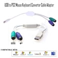 thumbnail image 2 of Accesorios para computadoras Convertidor de teclado de ratón USB a PS2 Puerto U a adaptador de línea de cable de puerto redondo Barbie Nuevos Originales, 2 of 6