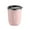 Pink, variant on 10 Oz Lidded Water Cup, Stainless Steel Vacuum Insulated Tumbler, for Home, Kitchen, and Outdoor Use, Keeps Cold and Hot Drinks, Simple Solid Color Design,Black