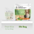 Chicken & Garden Veggies Dog Food, Human Grade WholeGrain Dehydrated Dog Food with FreezeDried