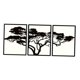 thumbnail image 1 of 3 piezas de arte de pared de metal, regalo moderno, decorativo, impermeable, listo para colgar. 293 cm, 1 of 9