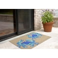 thumbnail image 2 of Liora Manne Frontporch Crabs Indoor Outdoor Area Rug Blue, 2 of 2