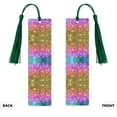 thumbnail image 2 of Kdxio Glitter Rainbow Print Metal Tassel Bookmarks,Perfect Gift for Art Lovers and Bookworms Metal Bookmarks for Women, 2 of 8