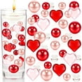 thumbnail image 2 of Meggemo Valentine's Day Vase Filler Heart Beads Decoration Set Only Filler No Cup Colorful Love Themed Beads for Vase Centerpiece Home Party Tabletop Romantic Accents, 2 of 5