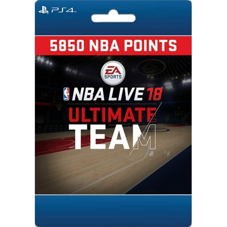 Sony NBA LIVE 18: NBA UT 5850 Points Pack (email